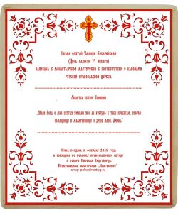 Икона святой Емилии Кесарийской ручной работы.