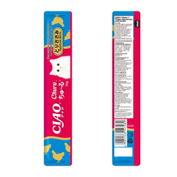 INABA Лакомство-пюре д/кошек Churu Кур. филе для поддержания здоровья мочеполовой сист.14*4шт