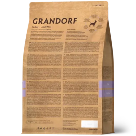 Grandorf Turkey, Adult Mini для мелких пород (Индейка)