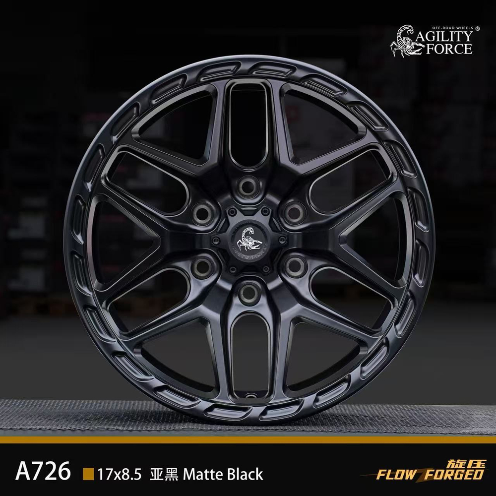 Диск колёсный литой AGILITY FORCE А726X R17 8.5 ET0 Matte Black