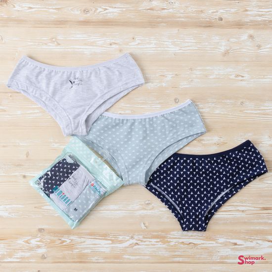 Трусики женские DOMINANT 85000-122, SHORT, 3 шт. в уп.
