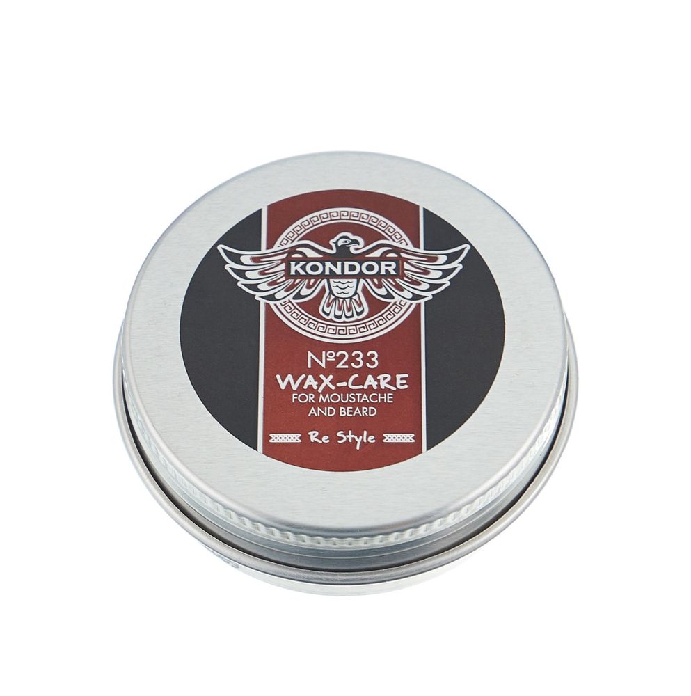 Воск-уход для усов и бороды, Re Style №233, Kondor, 30 мл. Воск-уход для усов и бороды, Re Style №233, Kondor, 30 мл.