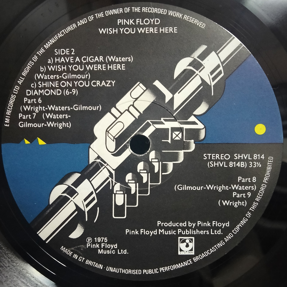 Pink Floyd / Wish You Were Here (LP)
