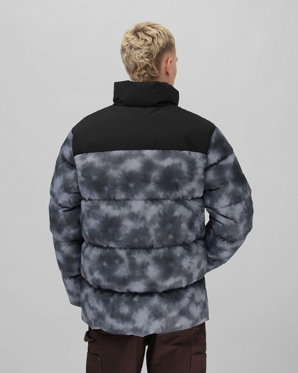 Пуховик Anteater Downjacket Tie Dye Grey