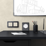 Выключатель двухклавишный с подсветкой (айвори матовый)