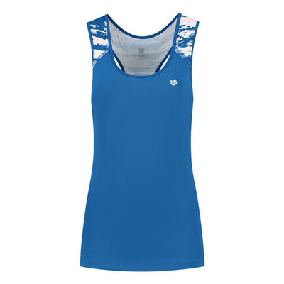 Женская теннисная майка K-Swiss Hypercourt Advantage 2 Tank Top Women - Blue, Multicoloured