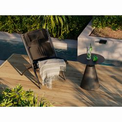 Столик кофейный Marius, Ø50 см, черный