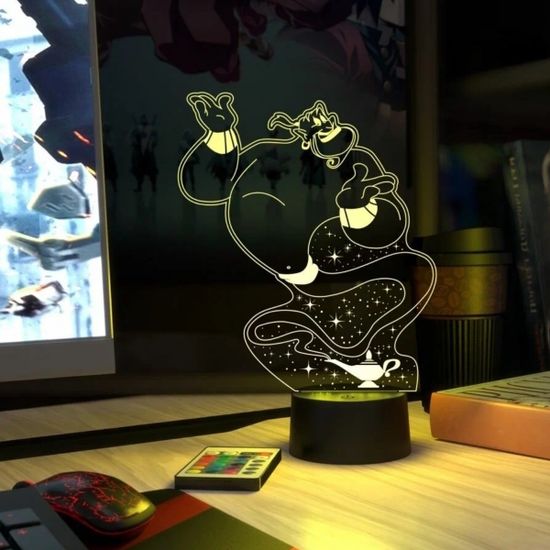 3D лампа Джинн Алладин