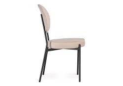 Стул на металлокаркасе Ройс бежевый / черный