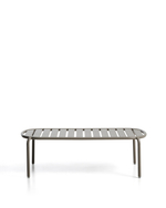 Уличный журнальный столик Joncols из алюминия с бежевой отделкой Ø 113 x 65 см