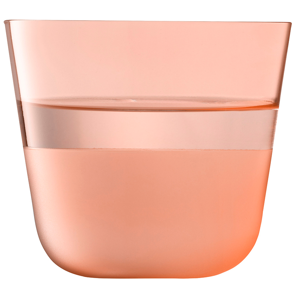 Набор стаканов arc contrast, 260 мл, коралловые, 2 шт.