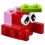LEGO Classic: Красный набор для творчества 10707 — Red Creativity Box — Лего Классик