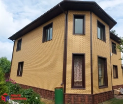 Фасадная панель Альта Профиль Клинкерный кирпич Желтый 1130*420мм 0,48м2