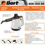 Пароочиститель BORT BDR-2800-RR