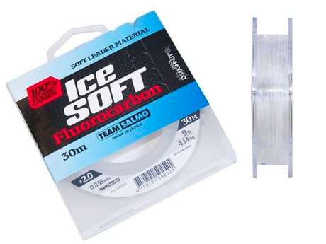 Леска монофильная Team Salmo ICE SOFT FLUOROCARBON, 30м, 0.23мм