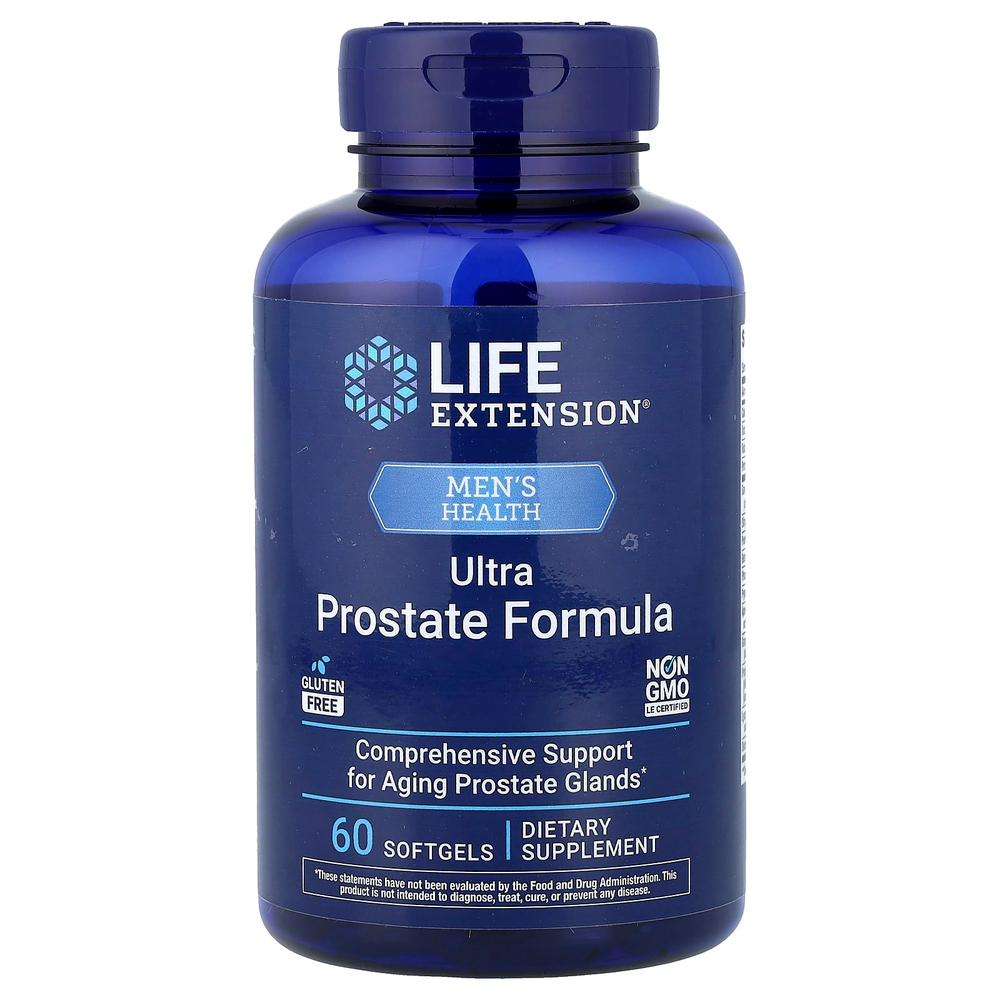Life Extension, Ultra Prostate Formula, ультра формула для мужского здоровья, 60 капсул