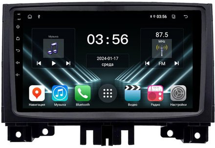 Магнитола для Mercedes-Benz Sprinter W906 2013-2017, Volkswagen Crafter 2013-2016 - FarCar DX9-7096F2 монитор 9" IPS на Android 13, 4+64Гб, CarPlay