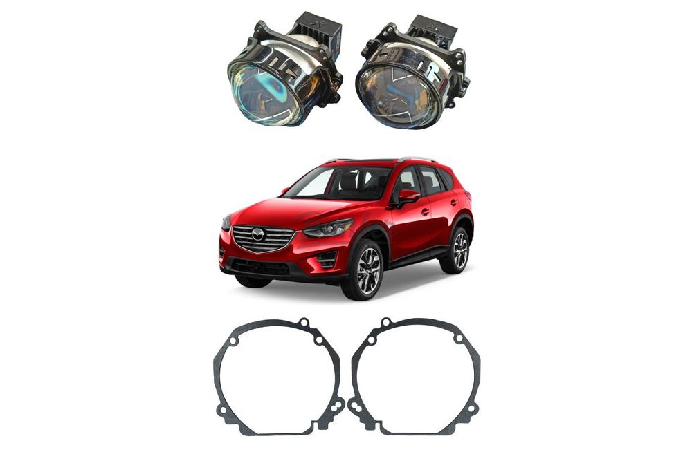 Комплект для замены штатных линз Mazda CX-5 2011-2015 Тип №1