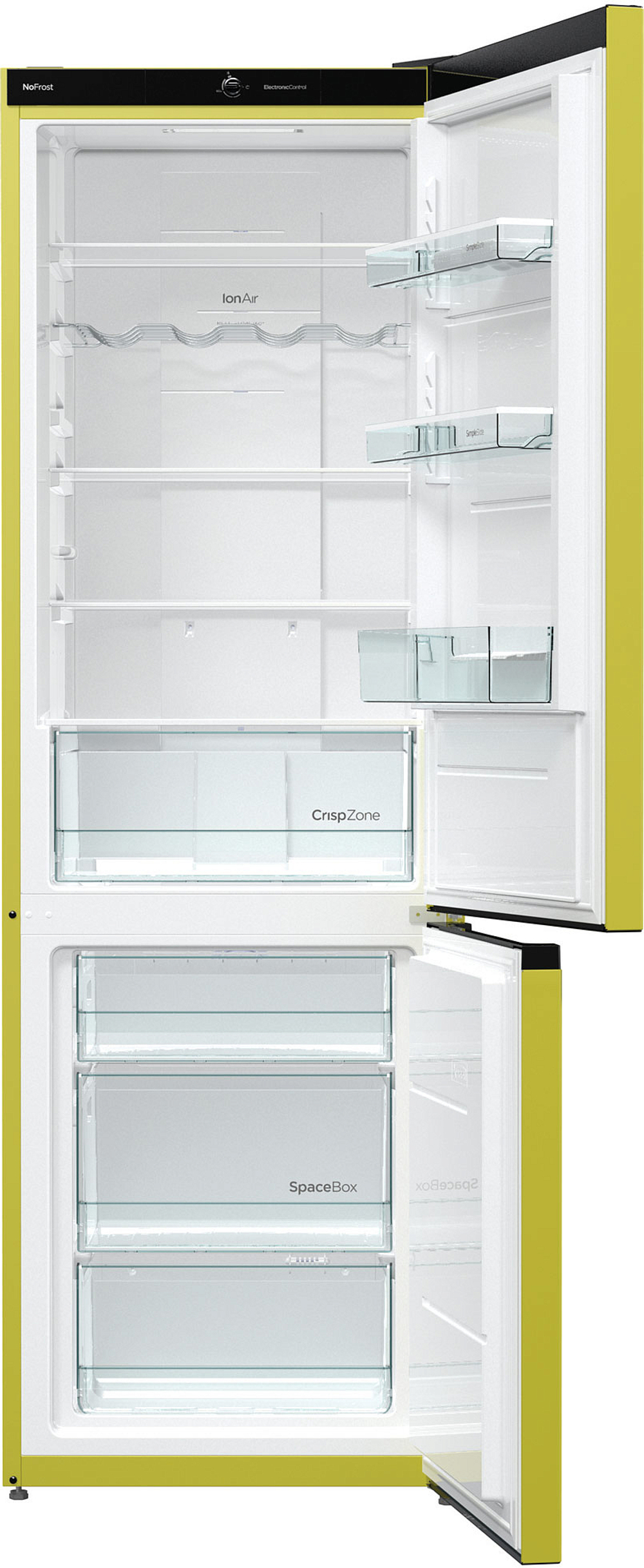 Отдельностоящий двухкамерный холодильник Gorenje NRK6192CAP4