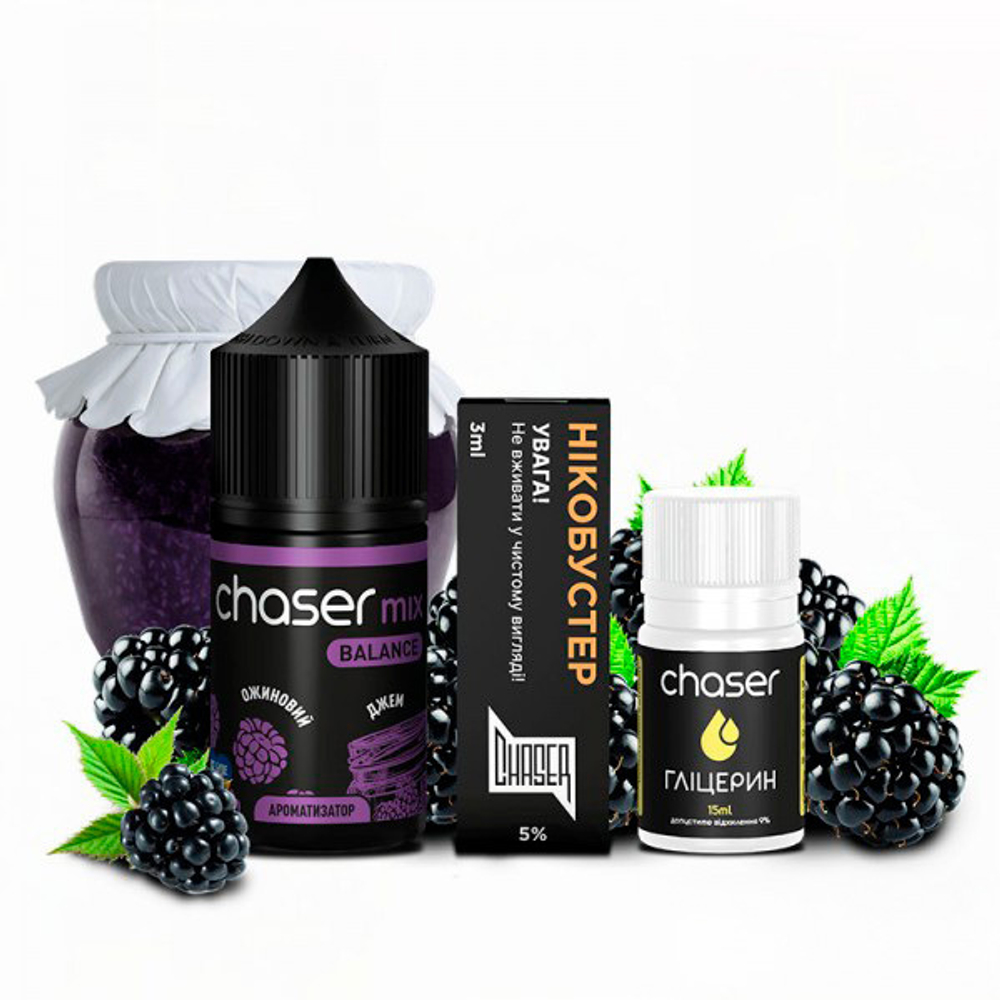 Chaser MIX - Blackberry Jam (30ml, 5% nic)