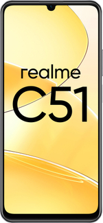 Смартфон realme C51 4/128 ГБ RU, Dual nano SIM, черный