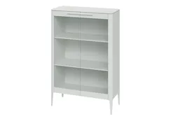 Витрина Type стеклянная высота 150 см (белый)