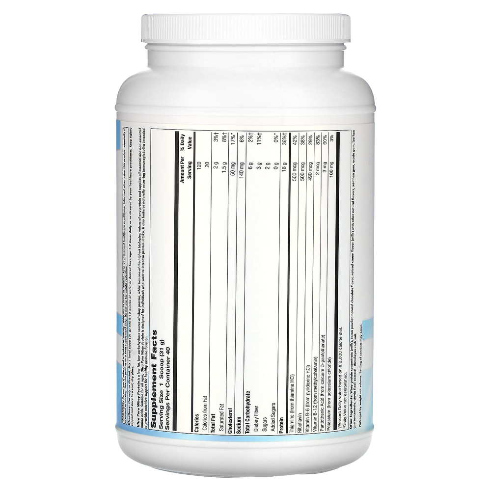 Nutra BioGenesis, ультрачистый сывороточный протеин, со вкусом натурального шоколада, 1250 г (2 фунта 12 унций)