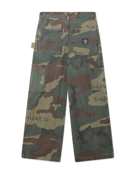 Мужские Брюки Claws Camo Wide Fit Carpenter
