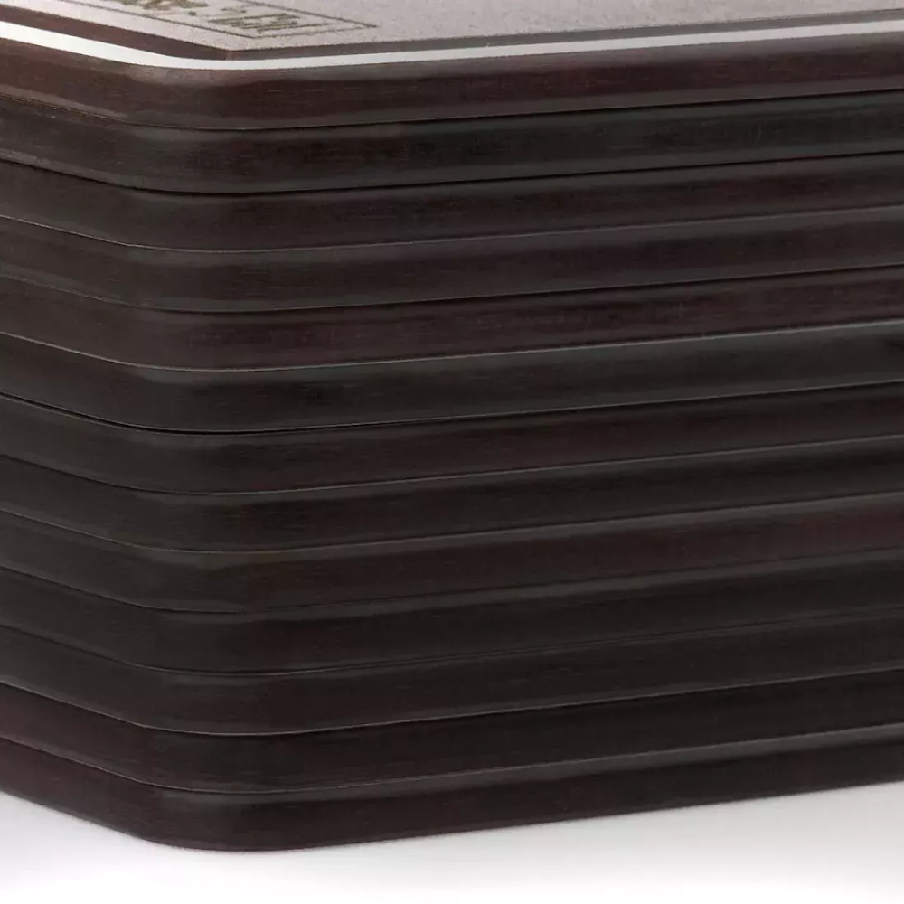 Доска разделочная c желобом 29х22см ComposeEat Fashion порфир кремовый