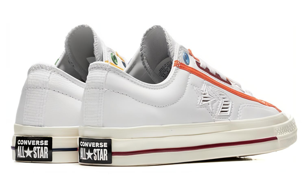 Star Player Converse Low "Logo Mashup - White Jet Stream"