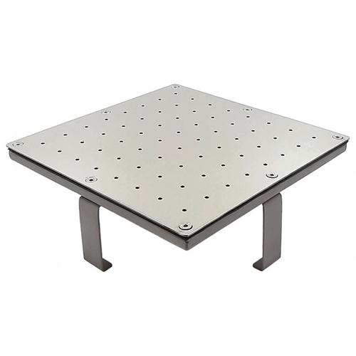 Плато аэромассажное 300х300 (плёнка) G2" (внутр.) нерж. AISI-316 /ПА.30.2/1