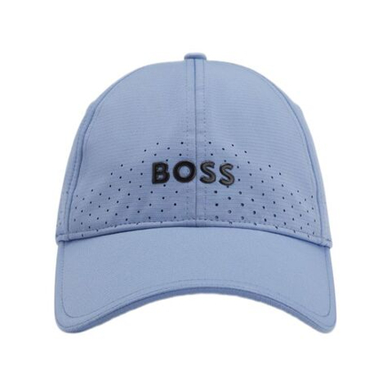 Теннисная кепка BOSS Perforated Gloss Logo - light/pastel blue