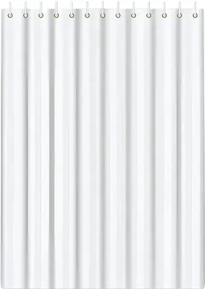 Штора для ванной 180*200"Листопад» цв.белый