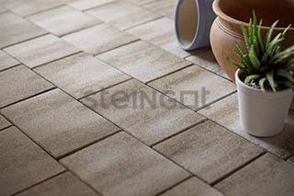 Тротуарная плитка Новый город Травертин (Travertin) 60 мм