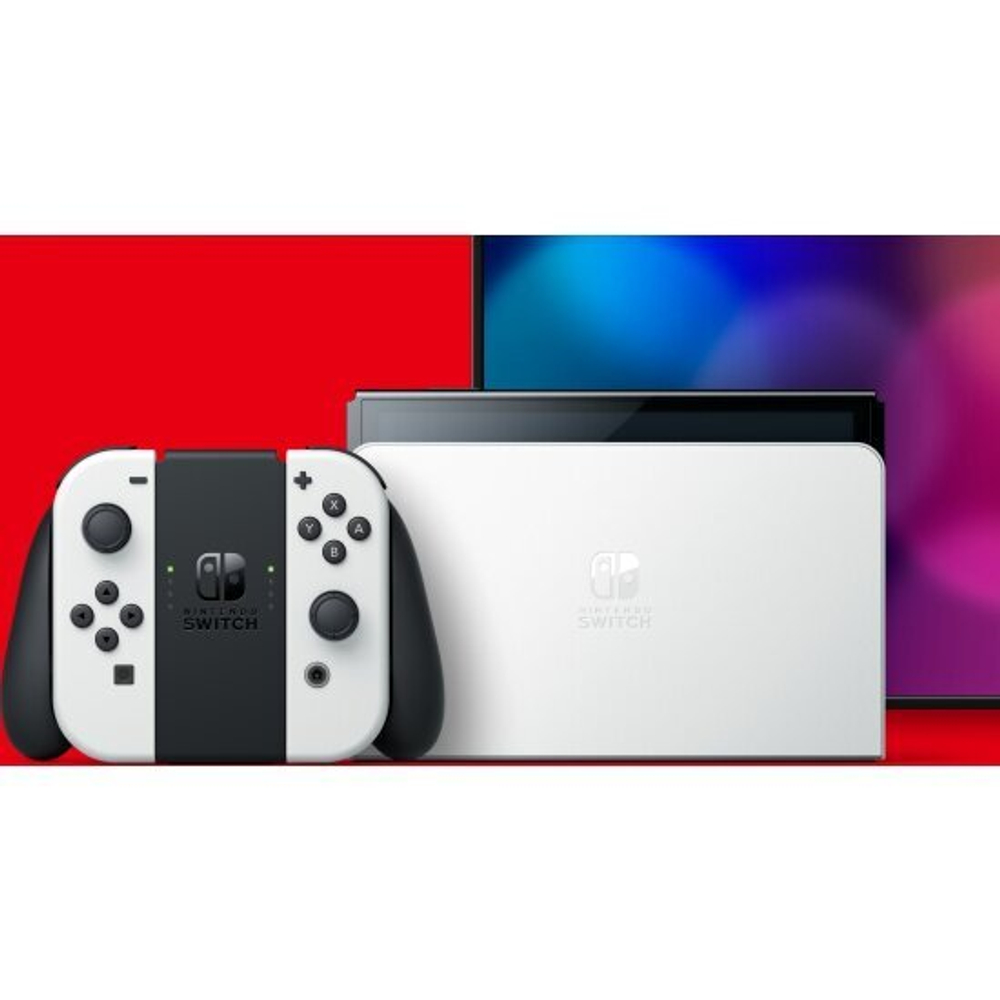 Игровая приставка Nintendo Switch OLED 64 ГБ, без игр, белый