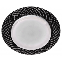 KL 76 AL/BK /1 Светильник ЭРА под лампу Gx53,220V, 13W, черный