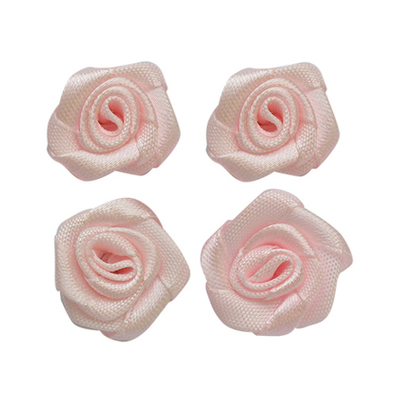 К-9081 Цветок пришивной 1,9см, цв.жемчужно-розовый