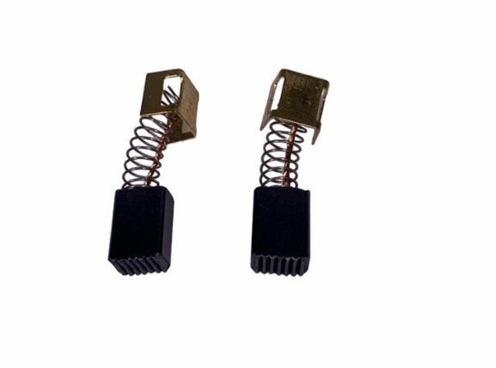 Угольные щетки № 21 для электро-инструментов Лобзик, Перфоратор, Шлифмашина угловая, Пила дисковая 6х9х11 МШУ 0,95-125 МЭСУ-4-01 2 шт