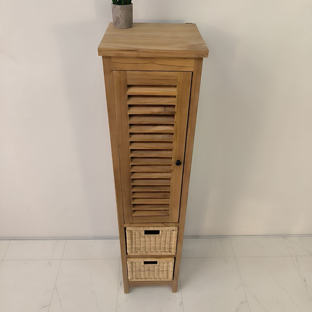 Шкаф из массива тика 50052 Сити (35*35*150)