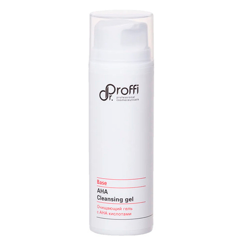 Очищающий гель для умывания лица с АНА кислотами Doctor Proffi Base AHA Cleansing Gel 150мл