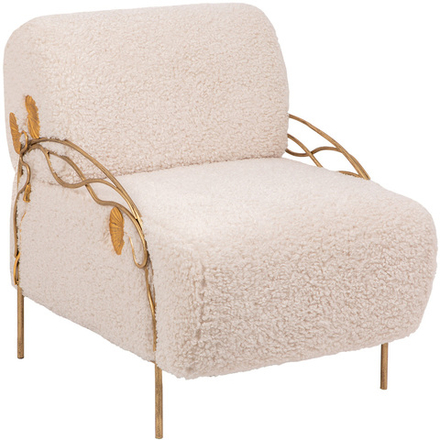 Кресло Нимфея Какао Бронза