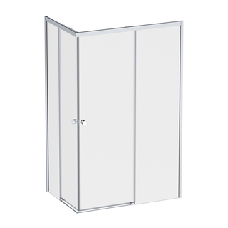 Душевой ограждение 120х80, без Поддона AM.PM X-Joy W94G-403-12080-MТ Стекло прозрачное, профиль хром матовый