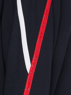 Мужская теннисная кофта Tommy Hilfiger Trim Full Zip Hoody - небесный