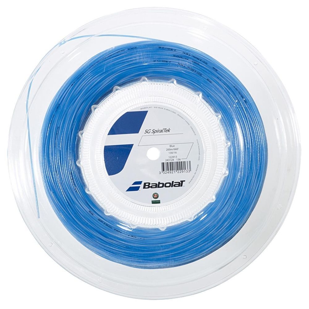 Струны для тенниса BABOLAT SG SPIRALTEK BLUE В нарезке (1 натяжка) 11 м