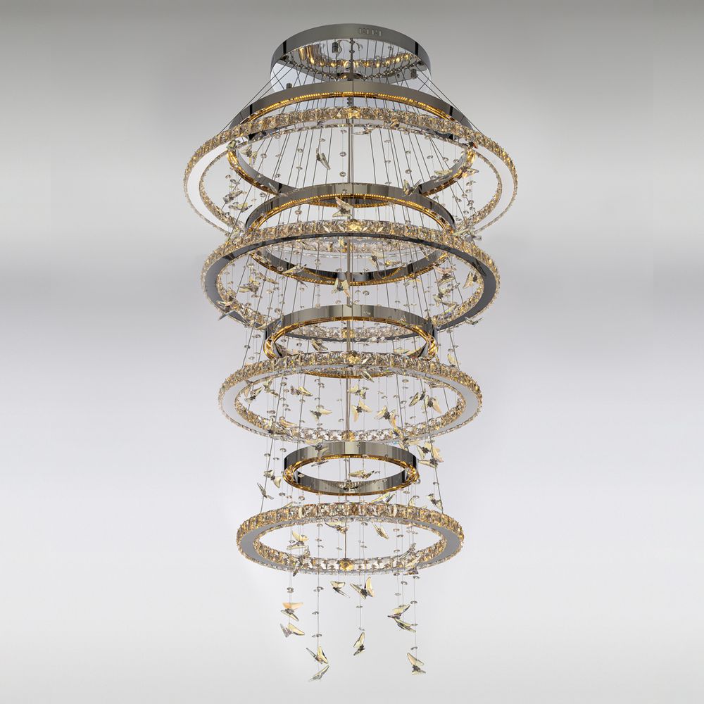 Citilux ETERA CL322090 LED Люстра хрустальная с пультом