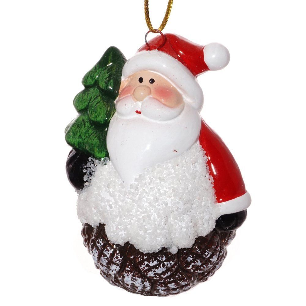 GAEM Украшение новогоднее "Снеговик/Олень/Санта", L6 W6 H8,5 см, 3в.