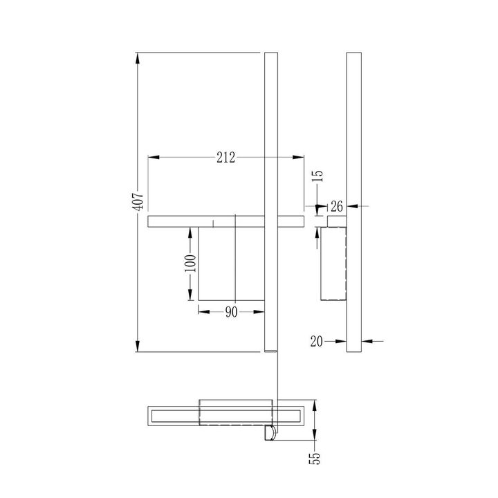 Настенный светодиодный светильник Arte Lamp Chic A2126AP-8BK