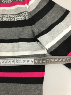 Джемпер в яркую полоску 44 размер