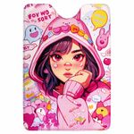 Обложка-карман для карт и пропусков с вырезом "Cool Mix", 95х65 мм, 10 дизайнов ассорти, ПВХ, STAFF, 238878