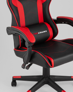 Кресло спортивное TopChairs Shadow черно-красный
